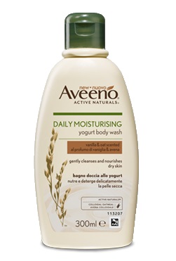 AVEENO BAGNO DOCCIA YOGURT VANIGLIA & AVENA 300 ML - farmachicca