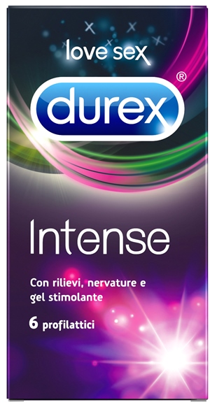 DUREX INTENSE ORGASMIC CONDOM 6 PEZZI - farmachicca
