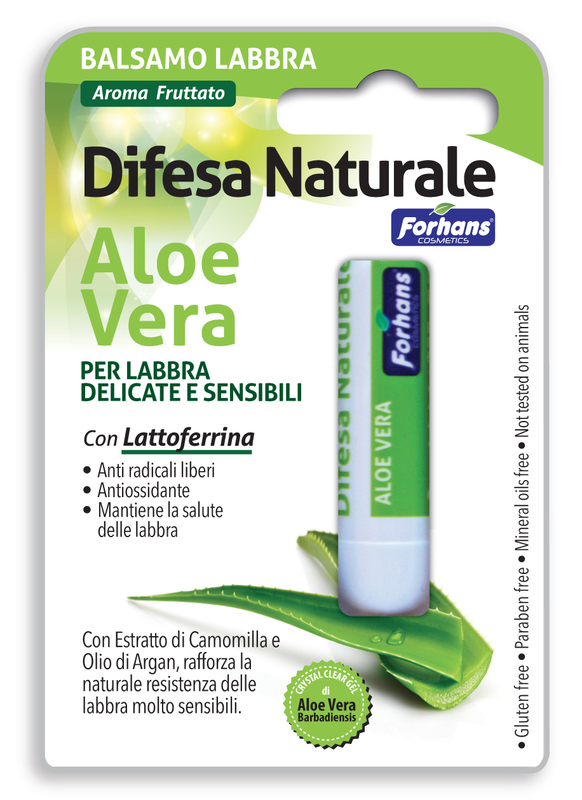 FORHANS BALSAMO LABBRA DIFESA NATURALE ALOE VERA - farmachicca