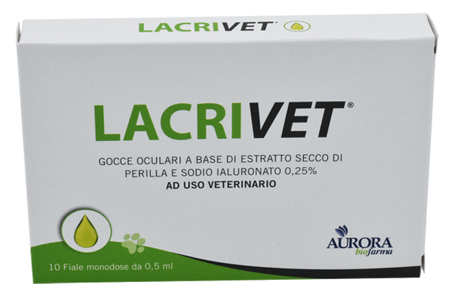 LACRIVET GOCCE OCULARI STRIP 10 FLACONCINI 0,5 ML - farmachicca