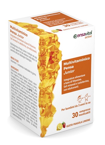MULTIVITAMINICO PENSA JUNIOR 30 COMPRESSE MASTICABILI - farmachicca