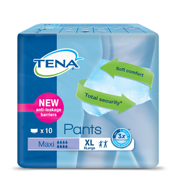 PANNOLONE PULL UP TENA PANTS MAXI TAGLIA EXTRA LARGE 10 PEZZI - farmachicca