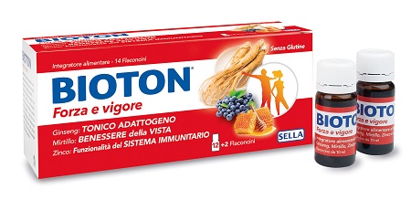 BIOTON GINSENG FORZA VIG 14 FLACONCINI - farmachicca