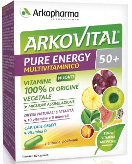 ARKOVITAL PURE ENERGY 50+ 60 CAPSULE - farmachicca