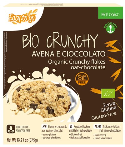 EASY TO GO BIO CRUNCHY AVENA E CIOCCOLATO 375 G - farmachicca