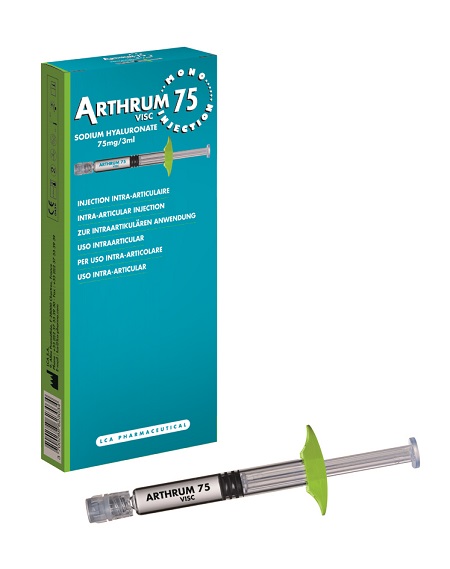 SIRINGA INTRA-ARTICOLARE ARTHRUM VISC 75 MONO INJECTION ACIDO IALURONICO 3 ML - farmachicca