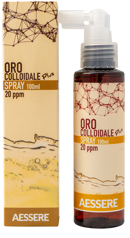 ORO COLLOIDALE PLUS SPRAY 20PPM 100 ML - farmachicca