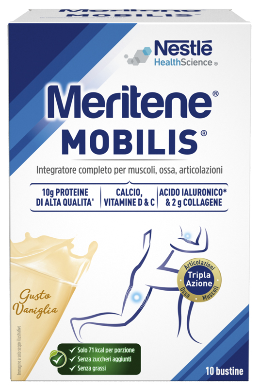 MERITENE MOBILIS GUSTO VANIGLIA 10 BUSTINE DA 21 G   - farmachicca