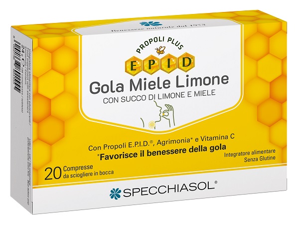 EPID MIELE LIMONE 20 COMPRESSE NEW - farmachicca