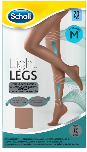 SCHOLL LIGHTLEGS 20 DENARI TAGLIA M COLORE NUDE 1 PAIO - farmachicca