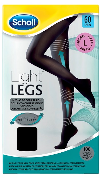 SCHOLL LIGHTLEGS 20 DENARI TAGLIA L COLORE NERO 1 PAIO - farmachicca