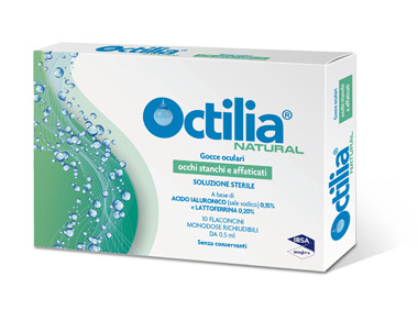 OCTILIA NATURAL OCCHI STANCHI E AFFATICATI 10 FLACONCINI 0,5 ML - farmachicca