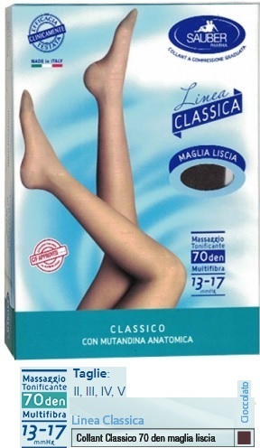 SAUBER CLASSICO COLLANT 70 DENARI MAGLIA LISCIA CIOCCOLATO 2 - farmachicca