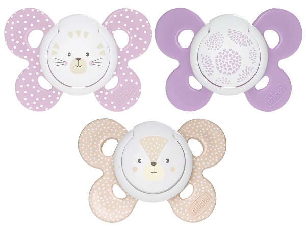 CHICCO SUCCHIETTO COMFORT GIRL IN SILICONE 6-16 MESI 2 PEZZI - farmachicca