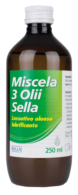 MISCELA 3 OLI LASSATIVO MD SELLA 250 ML - farmachicca