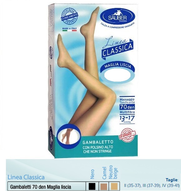 SAUBER GAMBALETTO MAGLIA LISCIA 140 DENARI CAMEL 2 - farmachicca