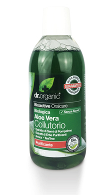 DR ORGANIC ALOE MOUTHWASH COLLUTORIO 500 ML - farmachicca