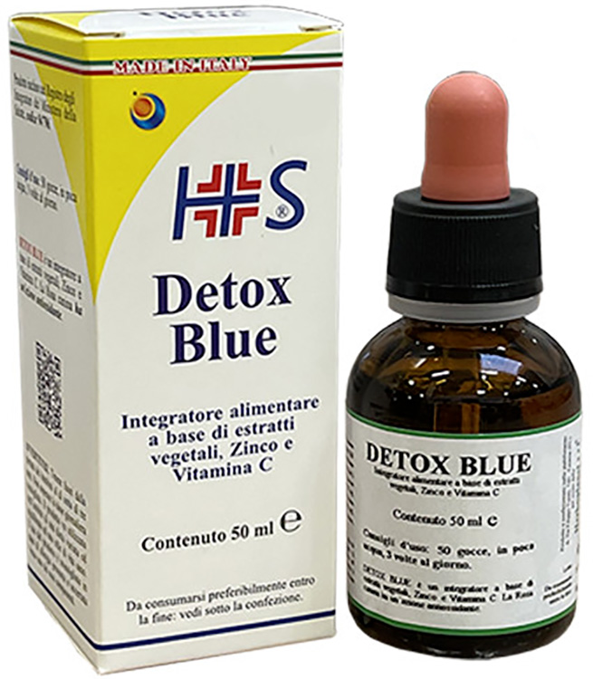 DETOX BLUE GOCCE 50 ML - farmachicca