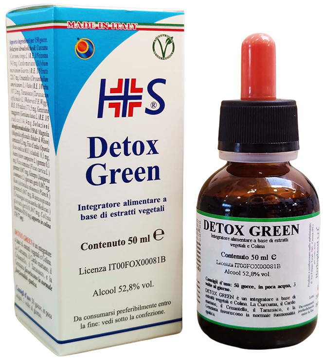 DETOX GREEN GOCCE 50 ML - farmachicca