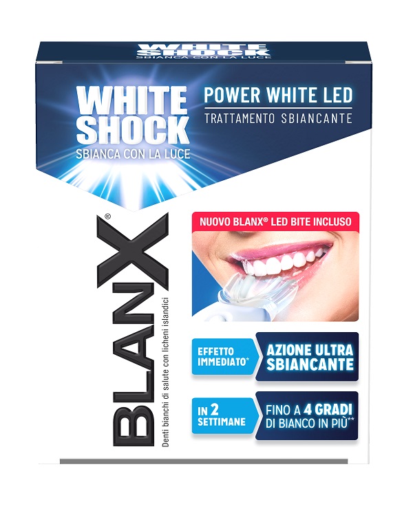 BLANX WHITE SHOCK TRATTAMENTO POWER WHITE GEL 30 ML CON BITE - farmachicca