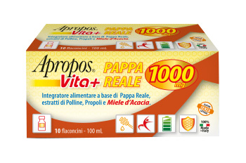 APROPOS VITA+ PAPPA REALE 1000MG 10 FLACONCINI DA 10 ML - farmachicca