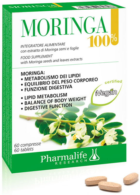 MORINGA 100% 60 COMPRESSE - farmachicca