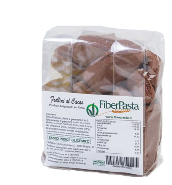 FIBERPASTA FROLLINI AL CACAO 250 G - farmachicca
