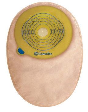 SACCA PER COLOSTOMIA ESTEEM+ FONDO CHIUSO PRETAGLIATO 25 MM CON FINESTRA GRANDE 30 PEZZI - farmachicca