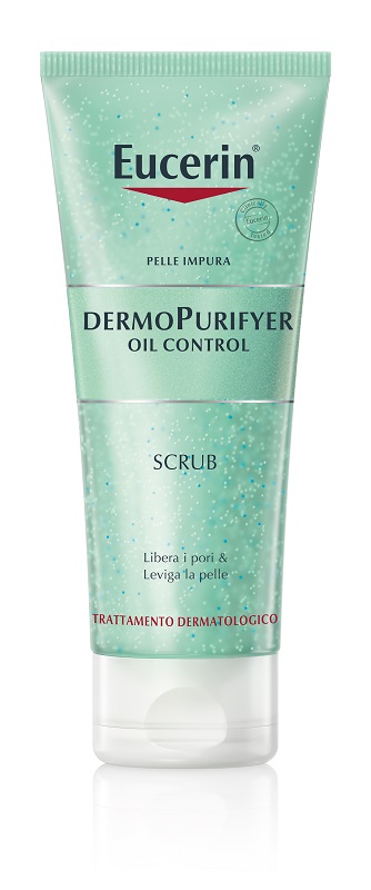 EUCERIN DERMOPURIFYER OIL CONTROL SCRUB 100 ML - farmachicca