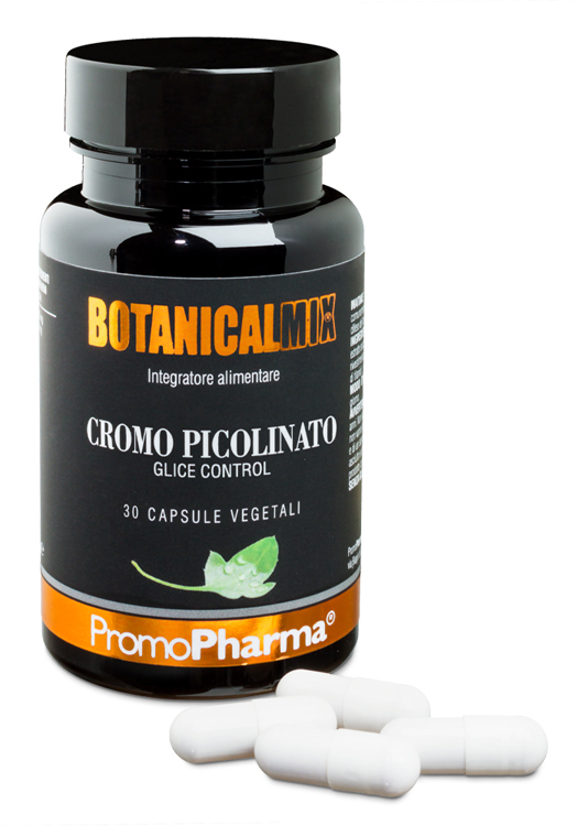 CROMO PICOLINATO GLICE CONTROL BOTANICAL MIX 30 CAPSULE - farmachicca