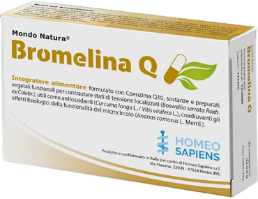 BROMELINA Q MONDO NATURA 30 COMPRESSE - farmachicca
