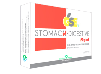 GSE STOMACH DIGESTIVE RAPID 8 COMPRESSE - farmachicca