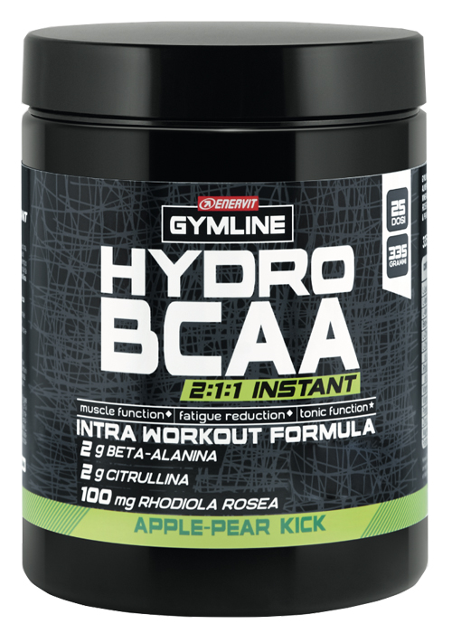 GYMLINE MUSCLE HYDRO BCAA INSTANT APPLE & PEAR POLVERE 335 G - farmachicca