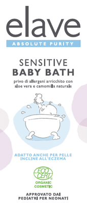 ELAVE BABY BATH DETERGENTE DELICATO CON CAMOMILLA E ALOE VERA BIOLOGICO 400 ML - farmachicca
