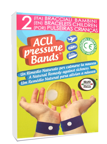 BRACCIALE ACU PRESSURE BAND BAMBINI 2 PEZZI - farmachicca