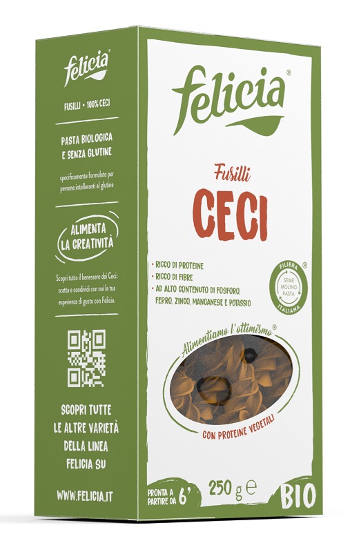 FELICIA BIO FUSILLI CECI 250 G - farmachicca