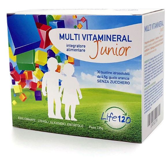MULTI VITAMINERAL JUNIOR 30 BUSTINE - farmachicca