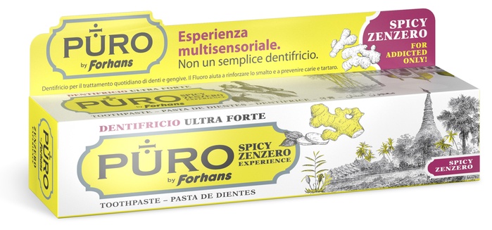 DENTIFRICIO PURO SPICY ZENZERO 75 ML - farmachicca