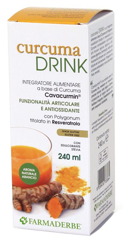 CURCUMA DRINK 240 ML - farmachicca