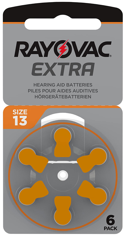 RAYOVAC BATTERIE ZINCO ARIO MODELLO 13 6 PEZZI - farmachicca