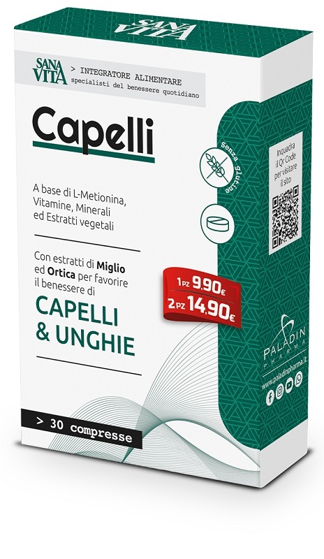 SANAVITA CAPELLI 30 COMPRESSE - farmachicca