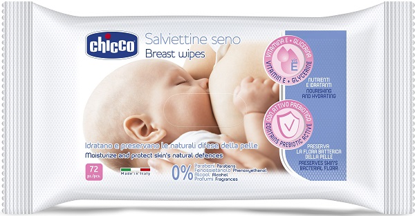 CHICCO SALVIETTE DETERGENTI PER IL SENO 72 PEZZI - farmachicca