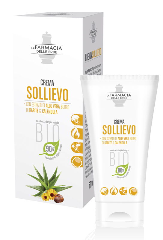 FARMACIA DELLE ERBE CREMA SOLLIEVO ALOE BIO 50 ML - farmachicca