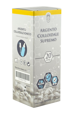 ARGENTO COLLOIDALE SUPREMO 20PPM 100 ML SPRAY + CONTAGOCCE - farmachicca