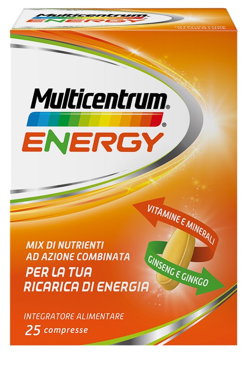 MULTICENTRUM MC ENERGY 25 COMPRESSE - farmachicca