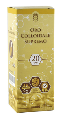 ORO COLLOIDALE SUPREMO 20PPM 100 ML - farmachicca