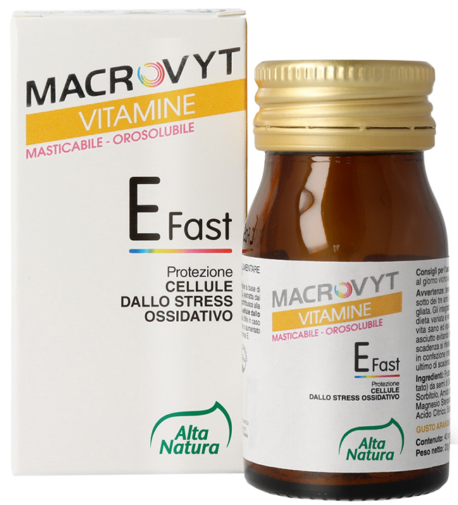 MACROVYT VITAMINA E 40 COMPRESSE FAST - farmachicca