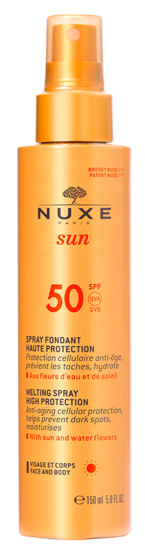 NUXE SUN SPRAY SOLARE VISO E CORPO ALTA PROTEZIONE SPF50 150 ML - farmachicca