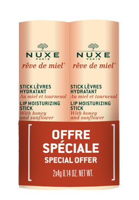 NUXE REVE DE MIEL DUO STICK LEVRES HYDRATANT 2 X 4 G - farmachicca