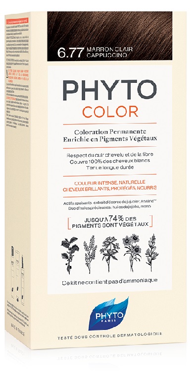 PHYTOCOLOR 6.77 MARR CHIA CAPP 1 LATTE + 1 CREMA + 1 MASCHERA + 1 PAIO DI GUANTI - farmachicca